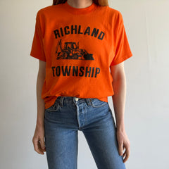 1980s Richland Township Front and Back T-Shirt by Screen Stars