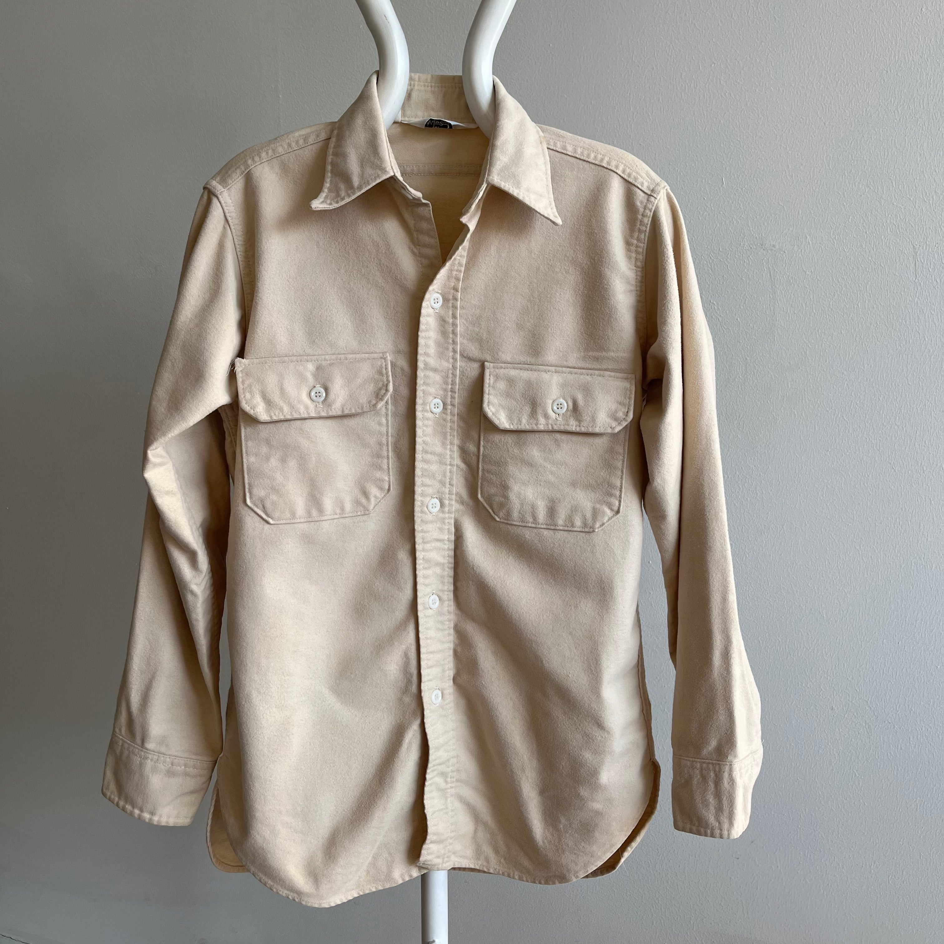 1970/80s USA MADE WOOLRICH Super Soft Cotton Flanelle/Chamois