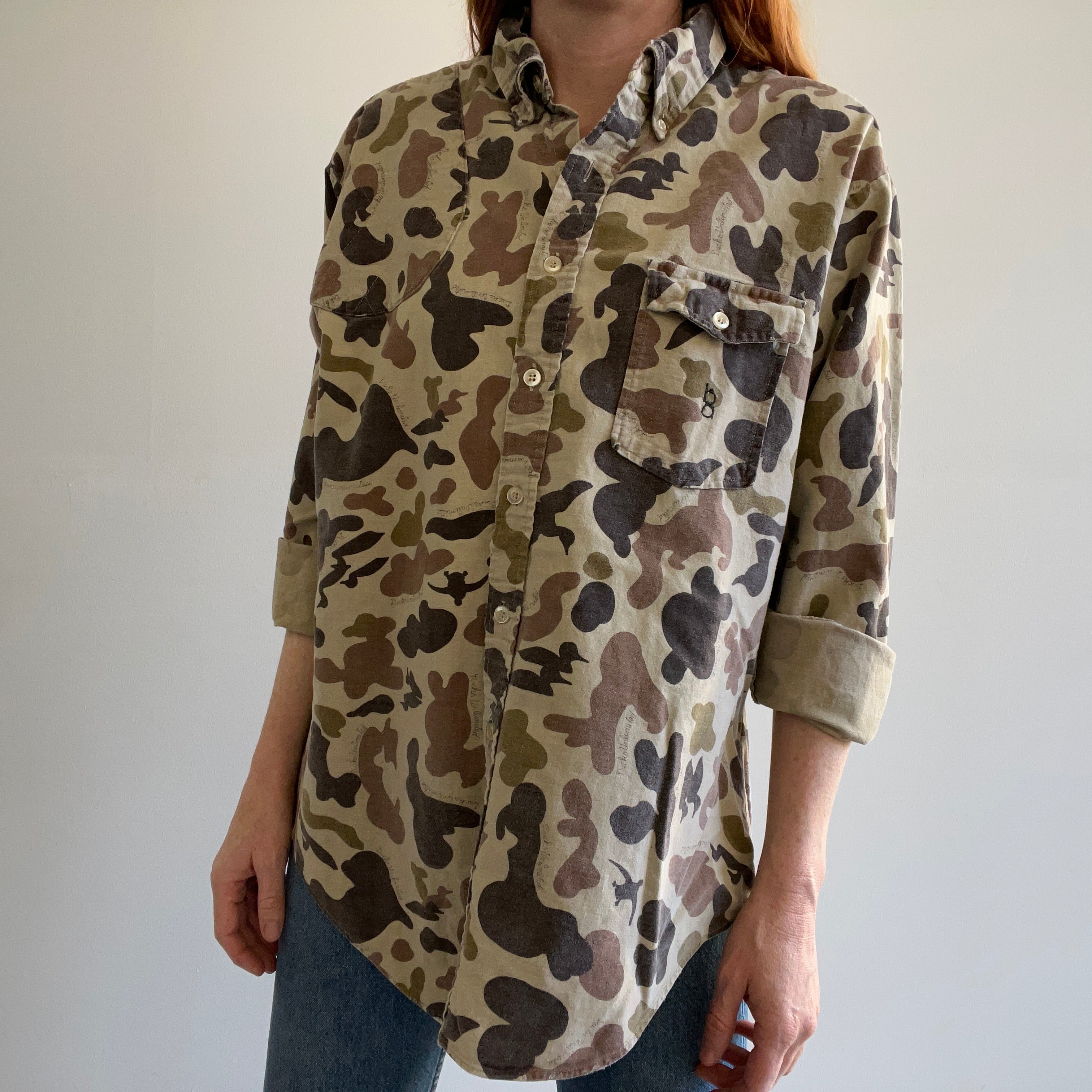 1980s Bob Allen Camo Button Down - C'est dans les détails !