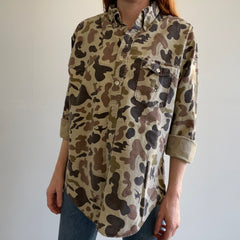 1980s Bob Allen Camo Button Down - It's in the details!