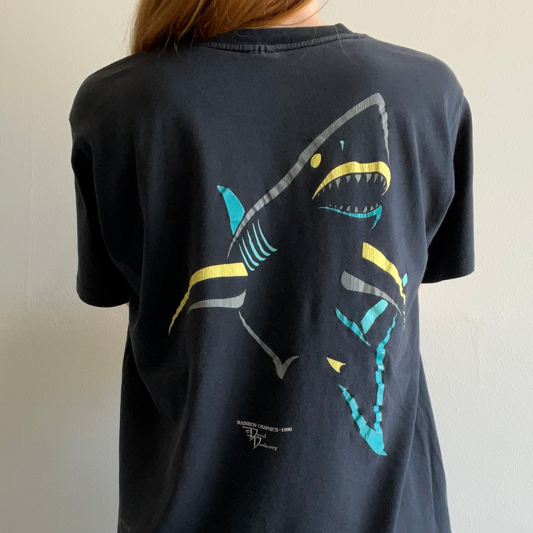 1996 Marco Island, Floride Shark T-shirt avant et arrière