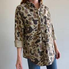 1980s Bob Allen Camo Button Down - It's in the details!