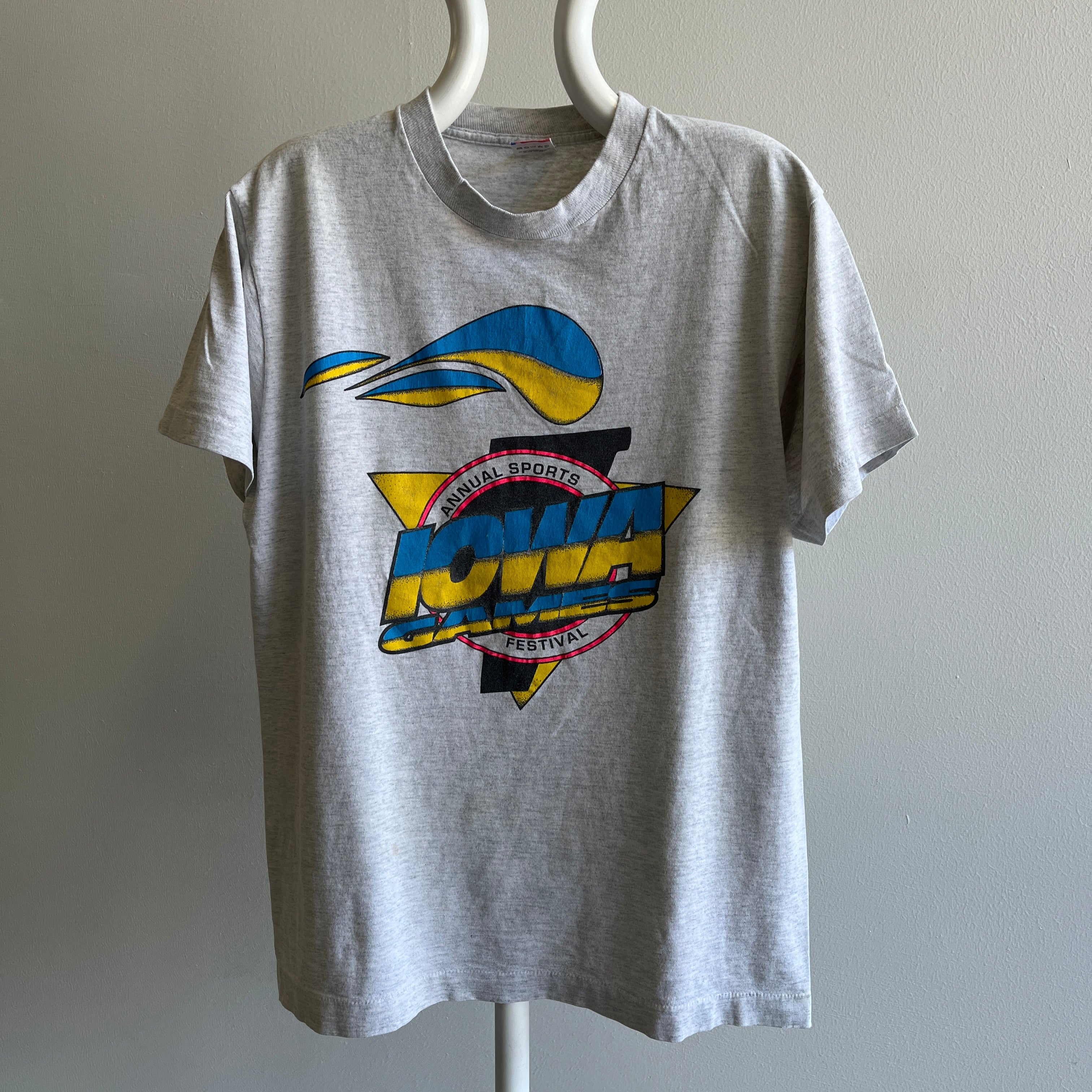1980s Iowa Games Annual Sports Festival T-Shirt
