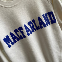 1980s Macfarland Sweatshirt by Jerzees