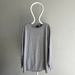 1990s Olympic Oversized Gray Long Sleeve T-Shirt