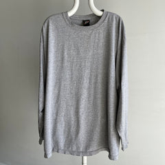 1990s Olympic Oversized Gray Long Sleeve T-Shirt