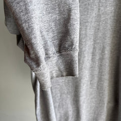 1990s Olympic Oversized Gray Long Sleeve T-Shirt