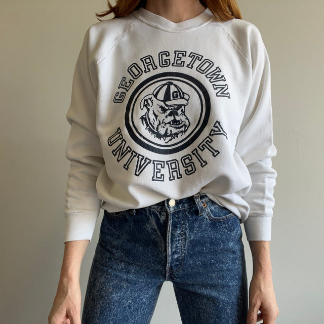 Sweat-shirt de l'université de Georgetown des années 1980