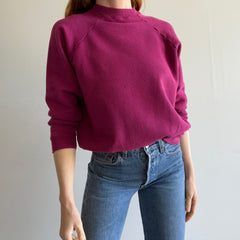 1990s Hanes Her Way Magenta Raglan