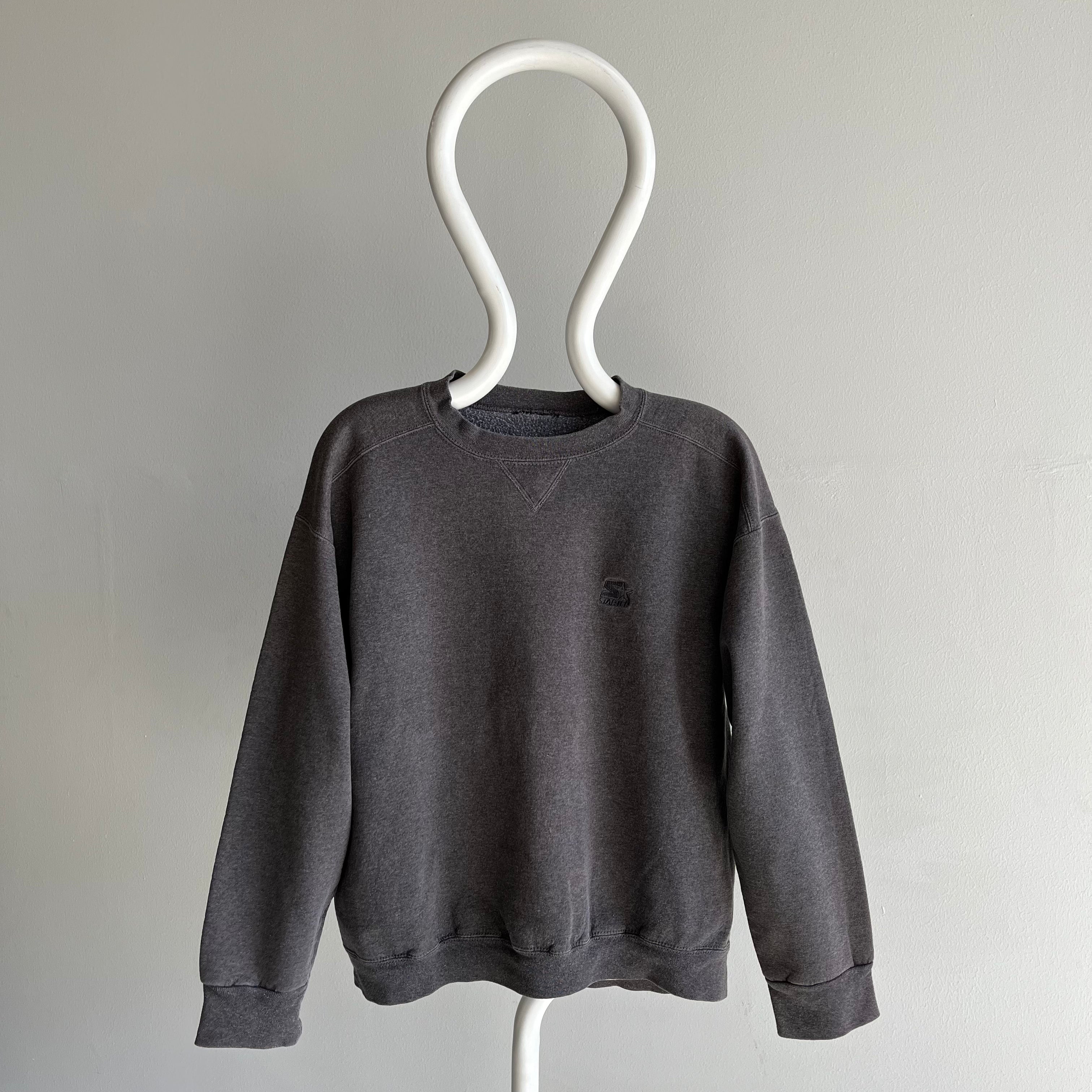 1990s Dark Gray Starter Brand Sweatshirt