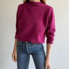 1990s Hanes Her Way Magenta Raglan