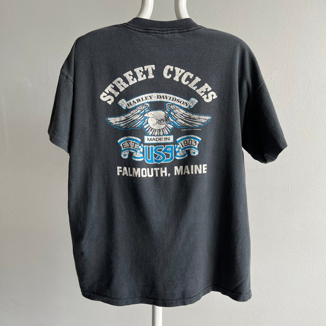 1982 !!!! Falmouth, Maine Harley T-Shirt !!!!