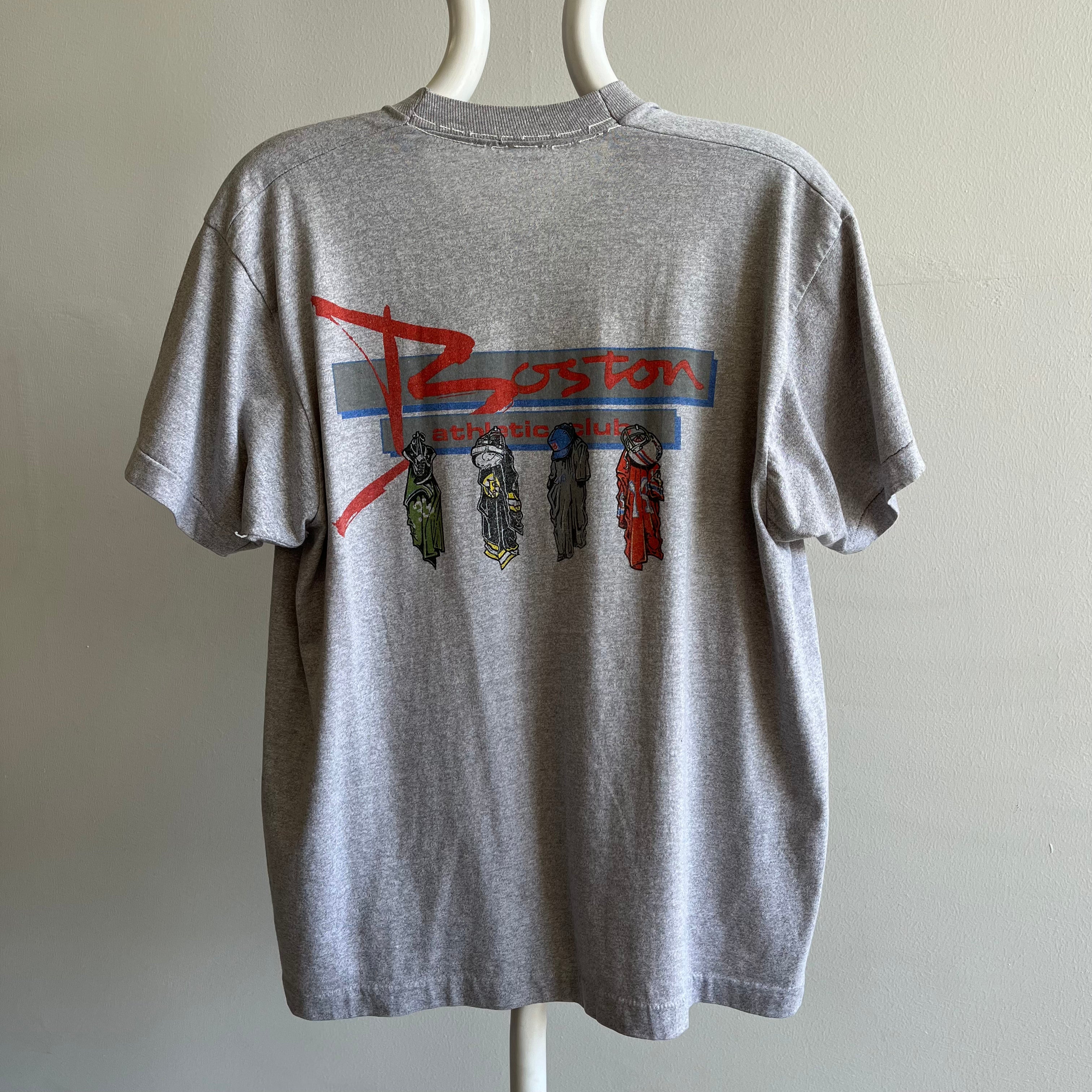 1980s Boston Athletic Club Front and Back T-Shirt by Screen Stars