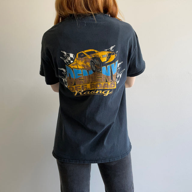 T-shirt en coton Demeny Off Road Racing des années 2000
