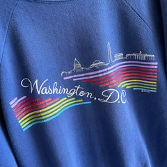 Sweat-shirt touristique Washington DC des années 1980