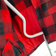 1980s Woolrich Heavy Wool Buffalo Plaid Hunting Coat