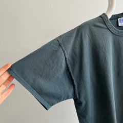 T-shirt en coton à col roulé Russell Brand des années 1990 - !!!