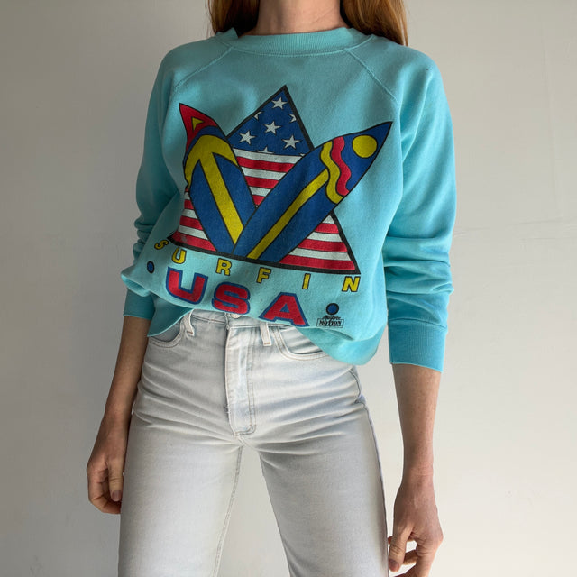 1988 Surf USA Sweat super taché