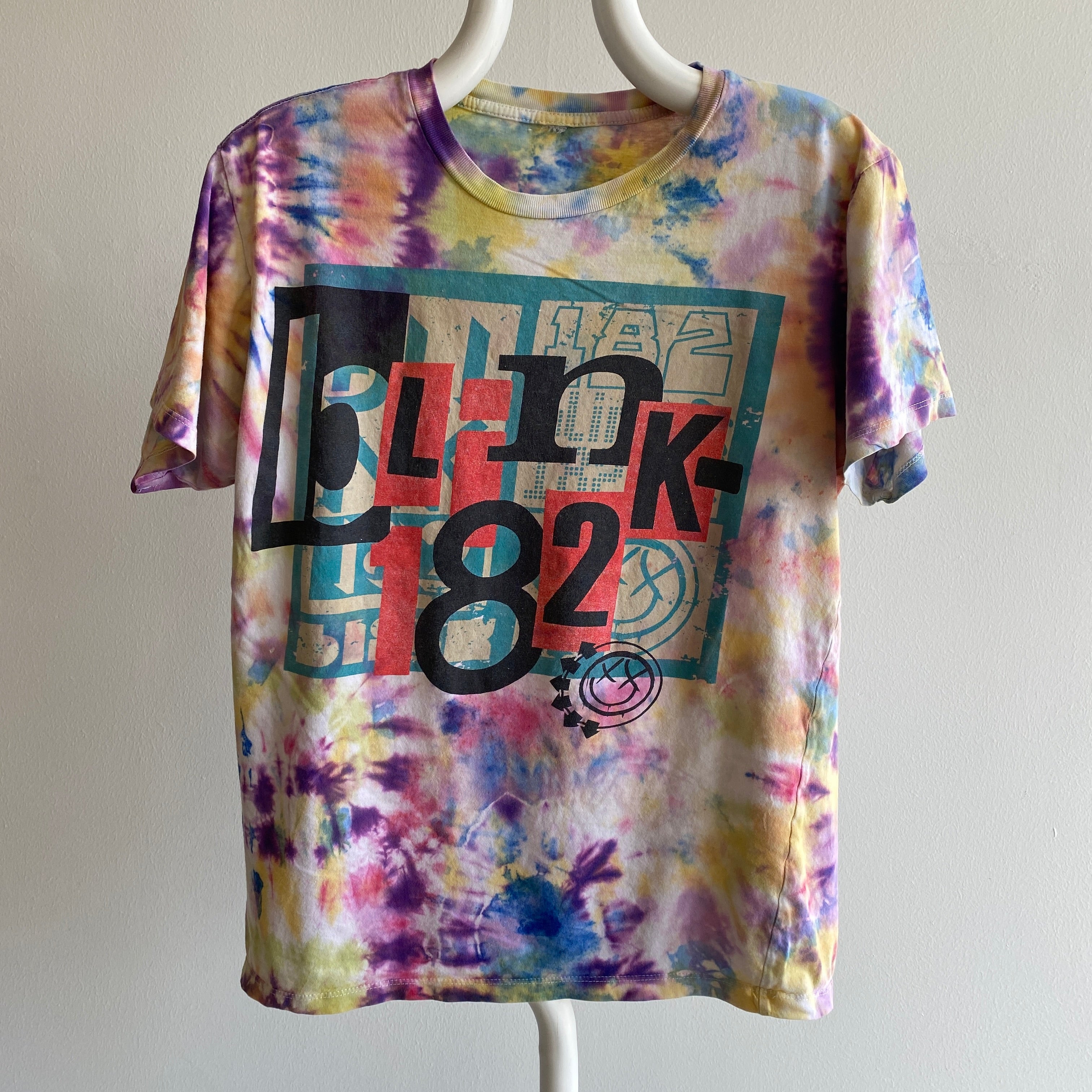 2000s Blink 182 Not Vintage, But Worn Like One, Tie Dyed T-Shirt