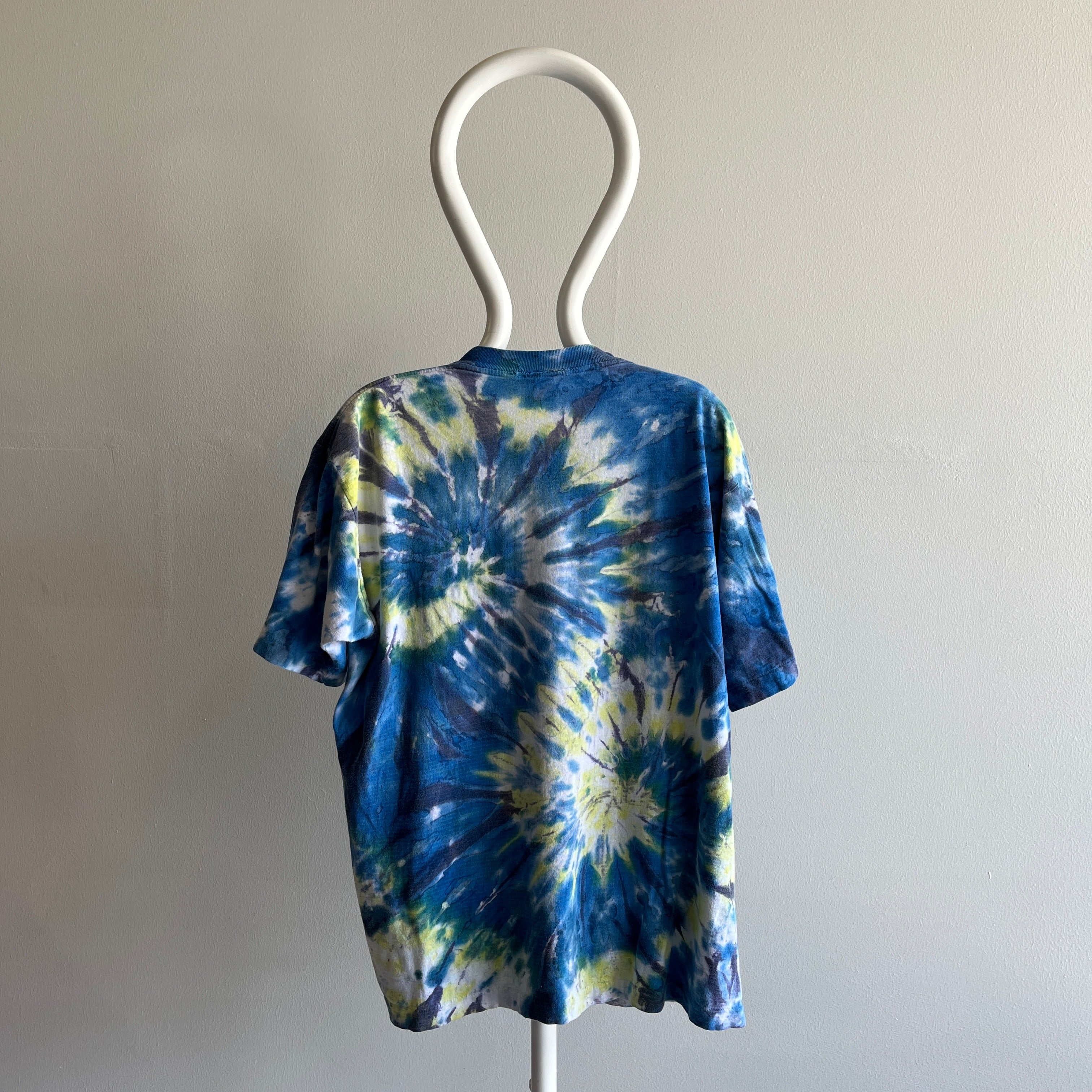 1980/90s Blue Tie Dye Cotton T-Shirt