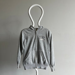 1980s (Early) Duke University Zip Up Hoodie by Velva Sheen