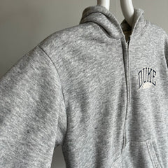 1980s (Early) Duke University Zip Up Hoodie by Velva Sheen