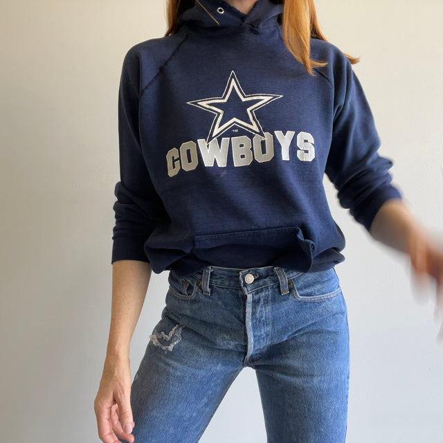 1980s Beat Up Dallas Cowboys Pull Over Hoodie