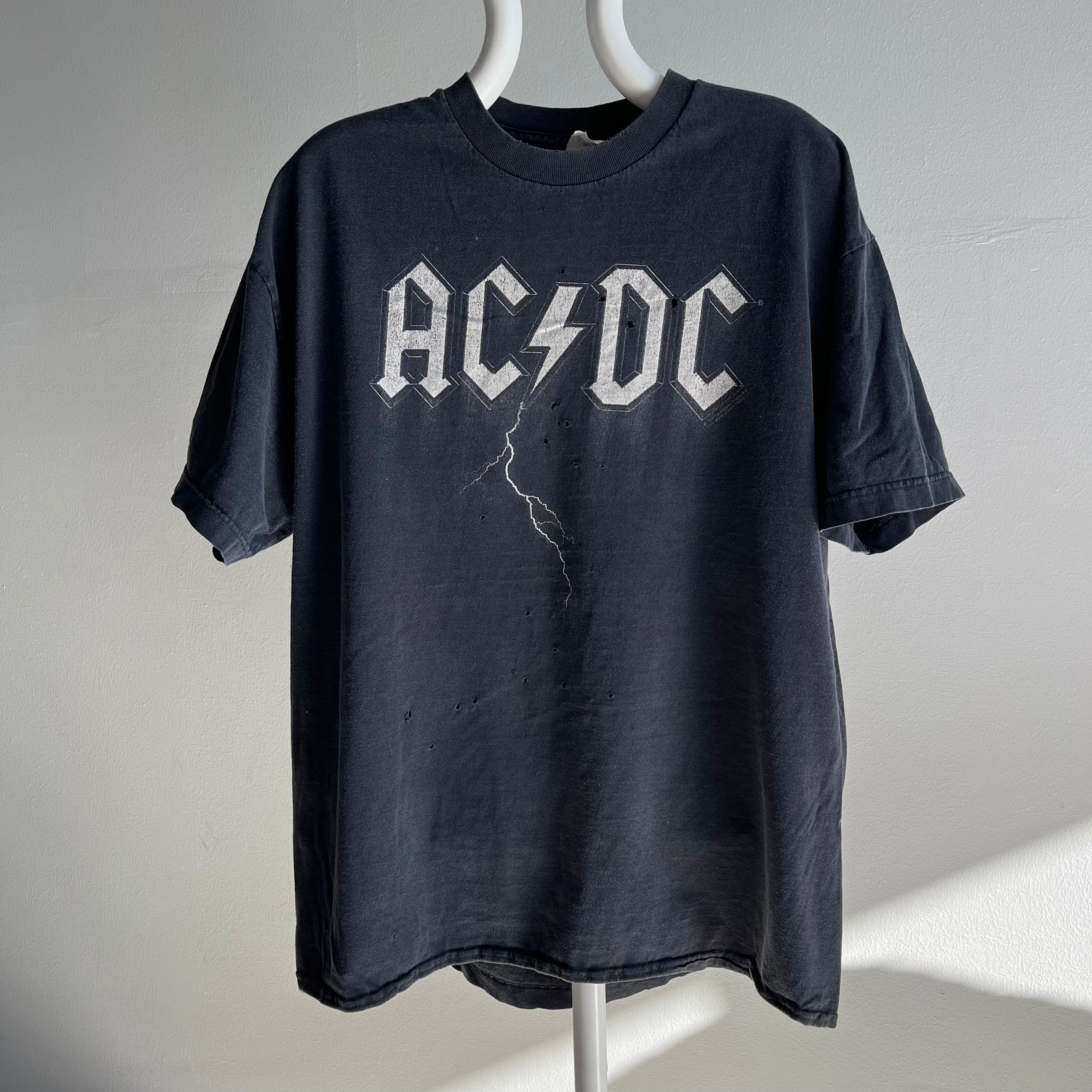 2004 Faded and Beat Up ACDC Cotton T-Shirt