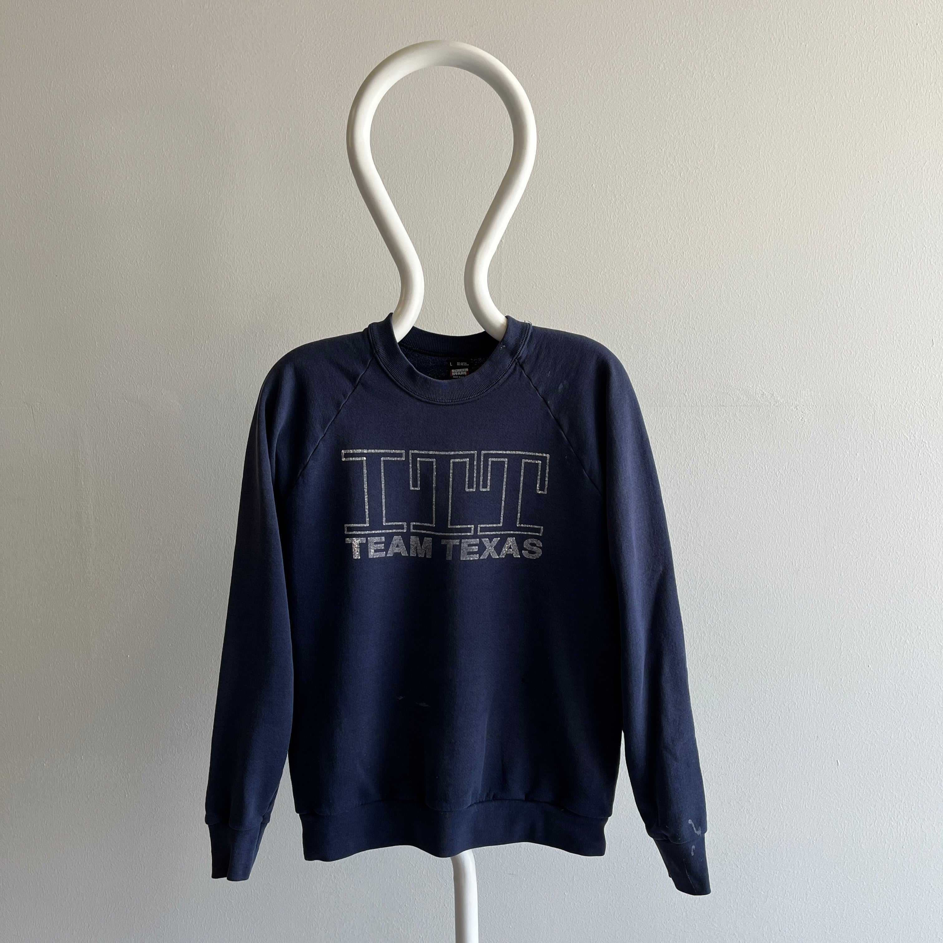 1980s ITT Team Texas Sweatshirt  by Screen Stars