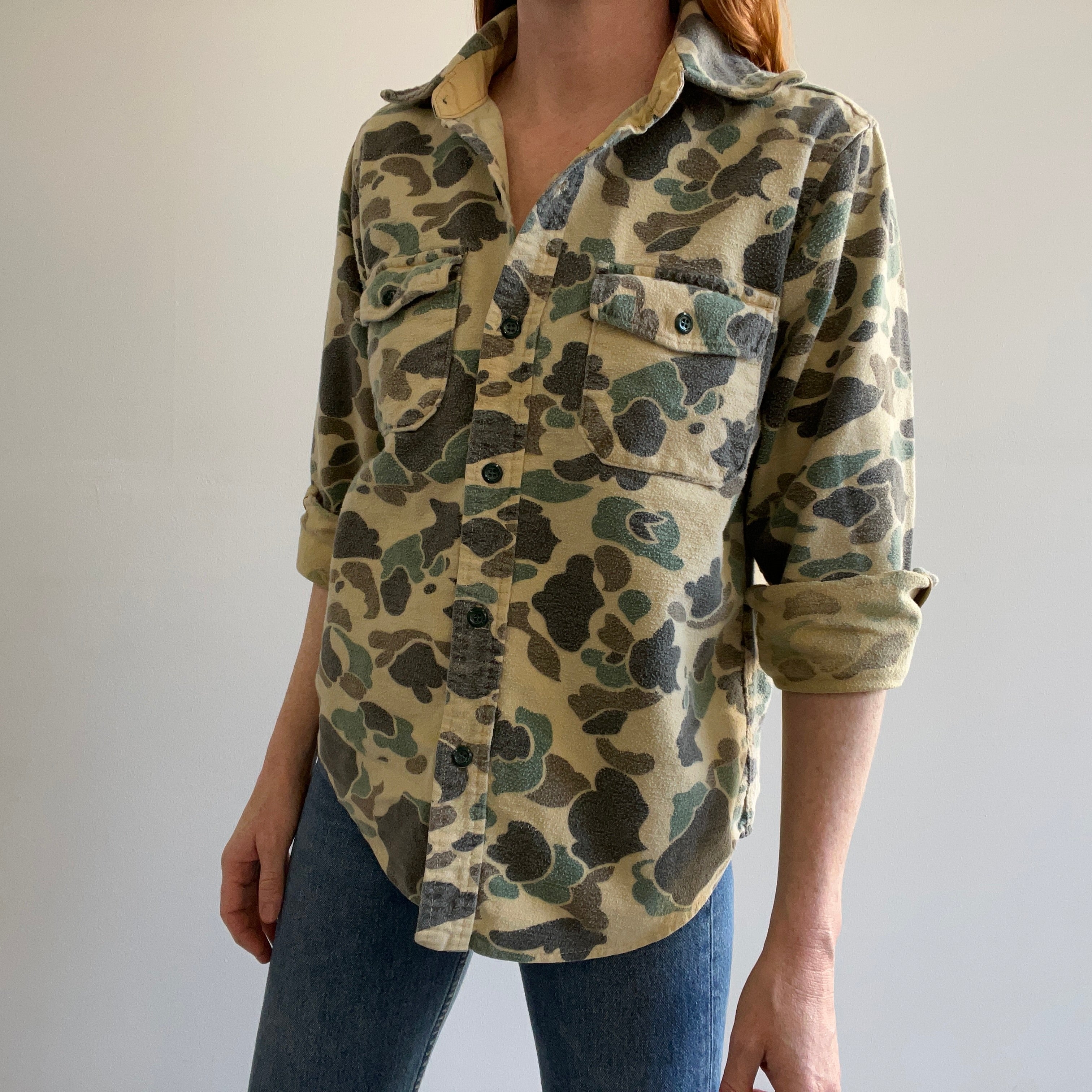 Flanelle camouflage Rad des années 1970