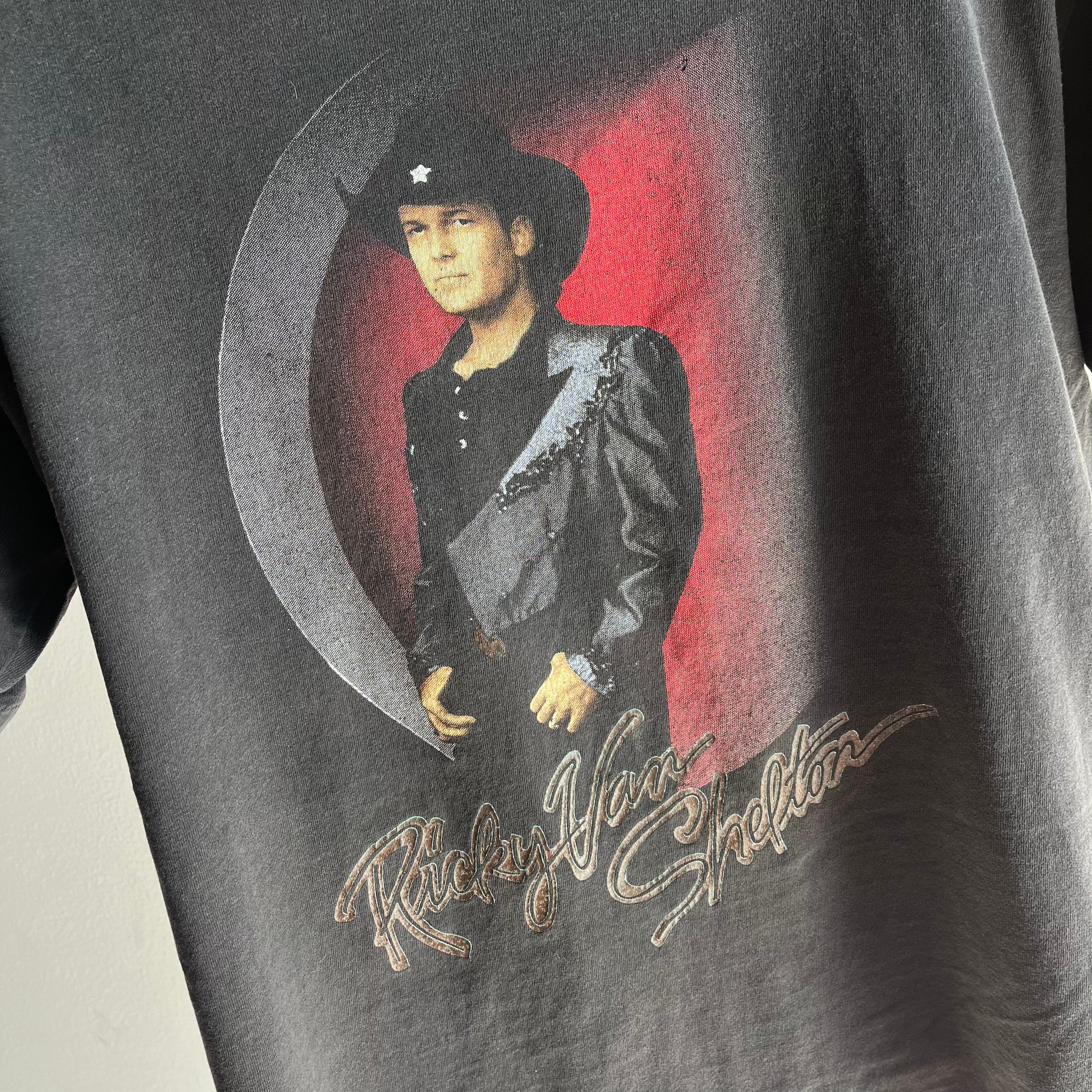 1990 Ricky Van Shelton - Entertainer of the Year - Front and Back T-Shirt