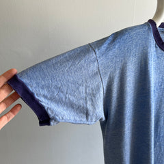 1970s University of Rhode Island Paper Thin Beat Up Ring T-Shirt by Artex Brand