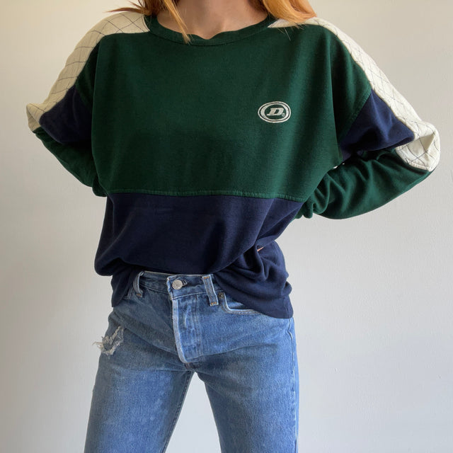 1990s Dunlop Color Block Sweatshirt