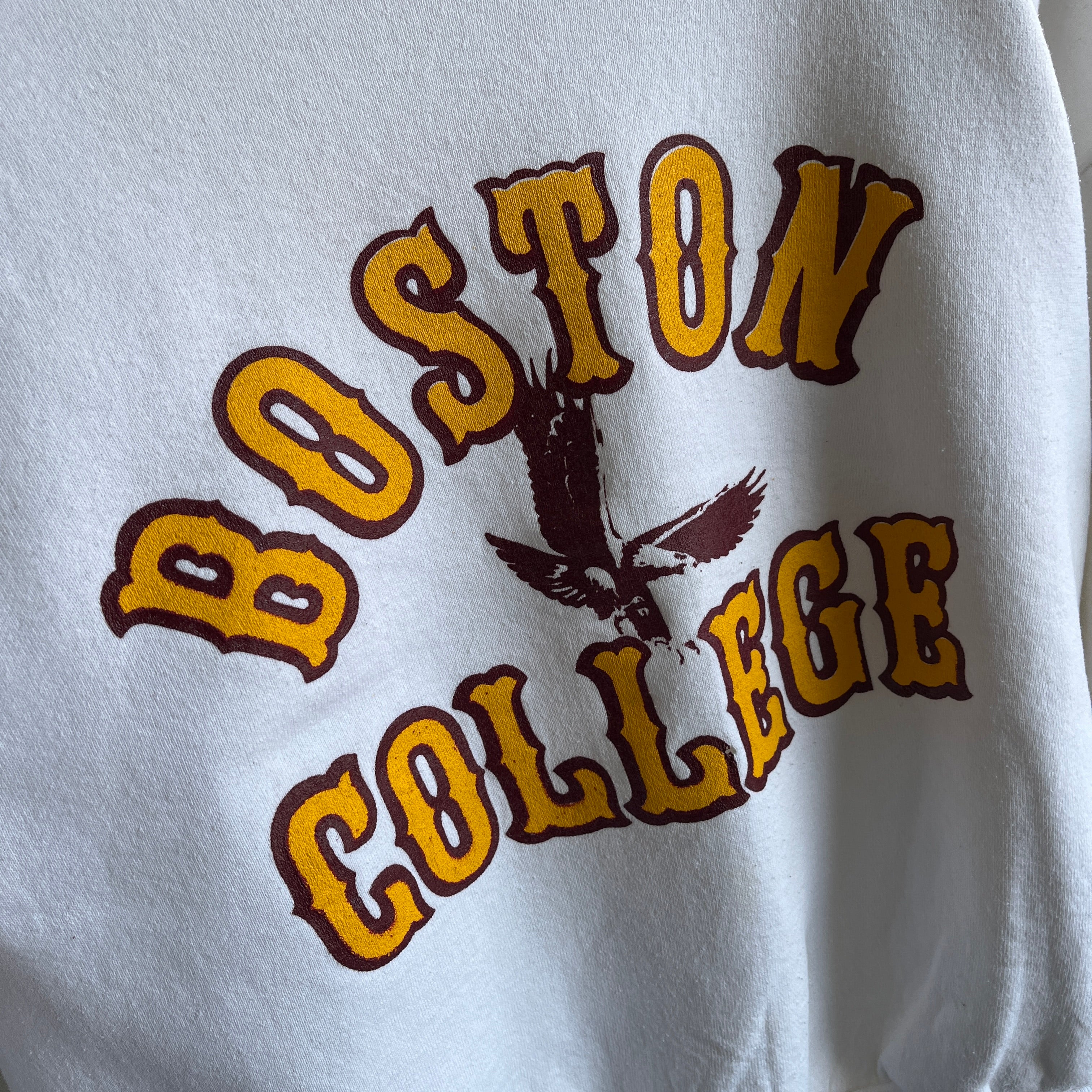 Sweat Boston College des années 1970/80 - Collection personnelle