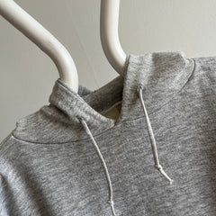 1980s Blank Gray Insulated Hoodie - WOW