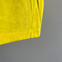 T-shirt Polo jaune vif des années 1980 - si doux !
