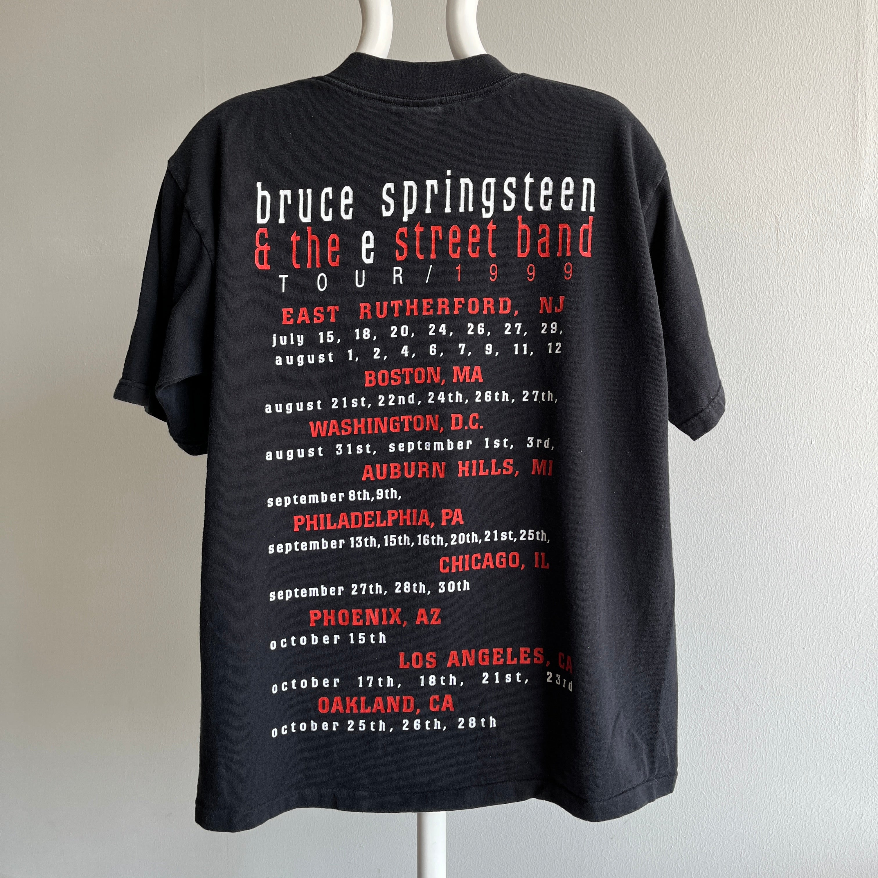 1999 Bruce Springsteen et le groupe E Street Street !!!