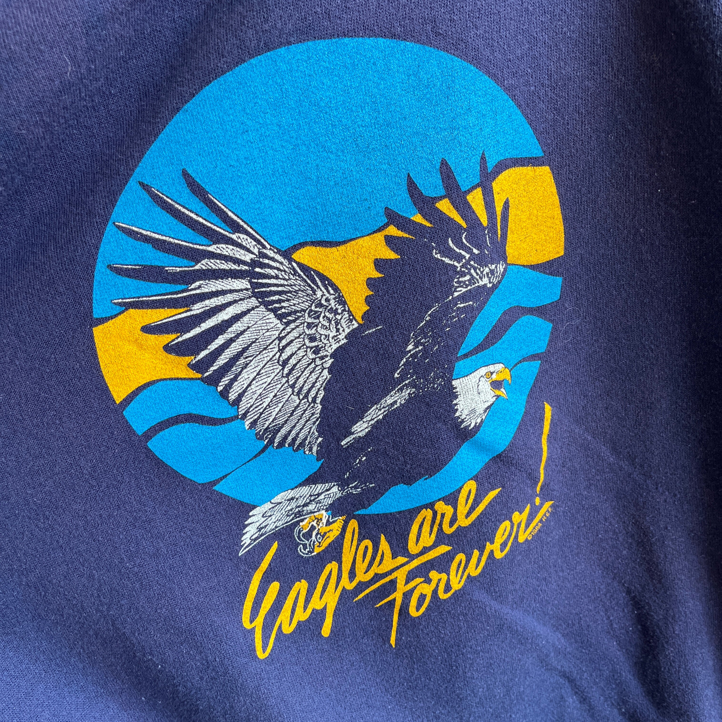 Sweat graphique 1980s Eagles Are Forever