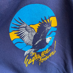 1980s Eagles Are Forever Graphic Sweatshirt