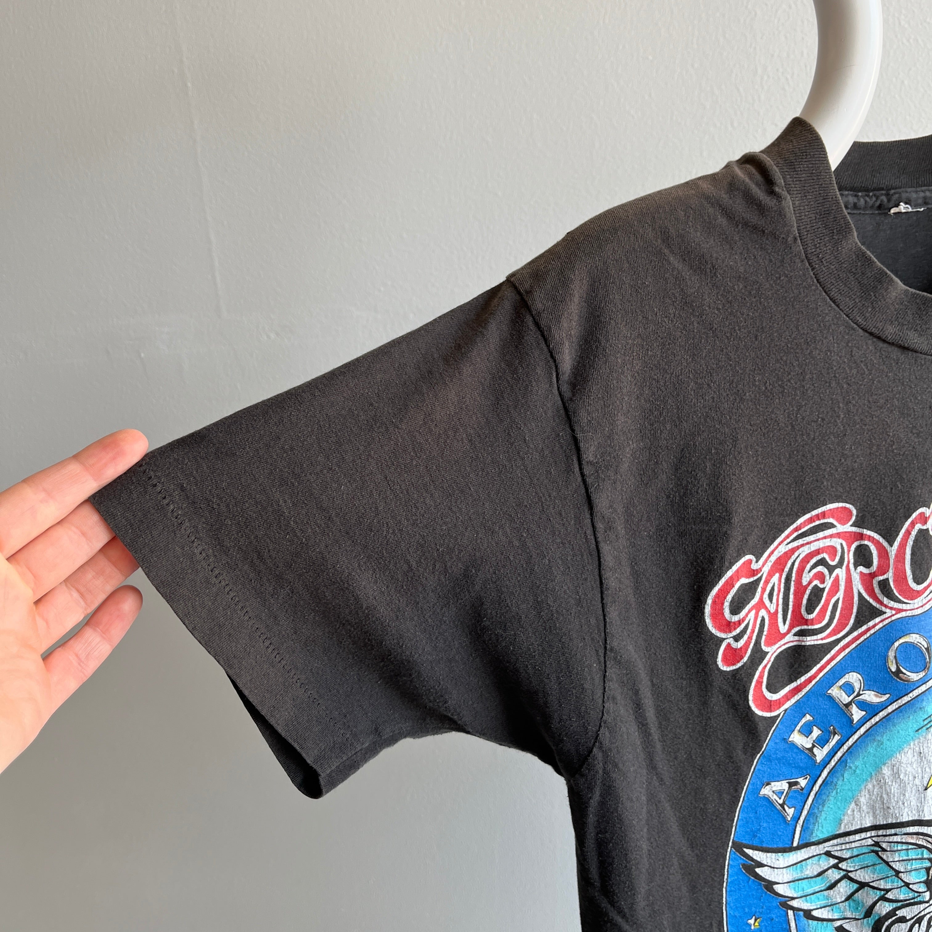 1993 Aerosmith Aero Force One Tour T-shirt - Front and Back !!!