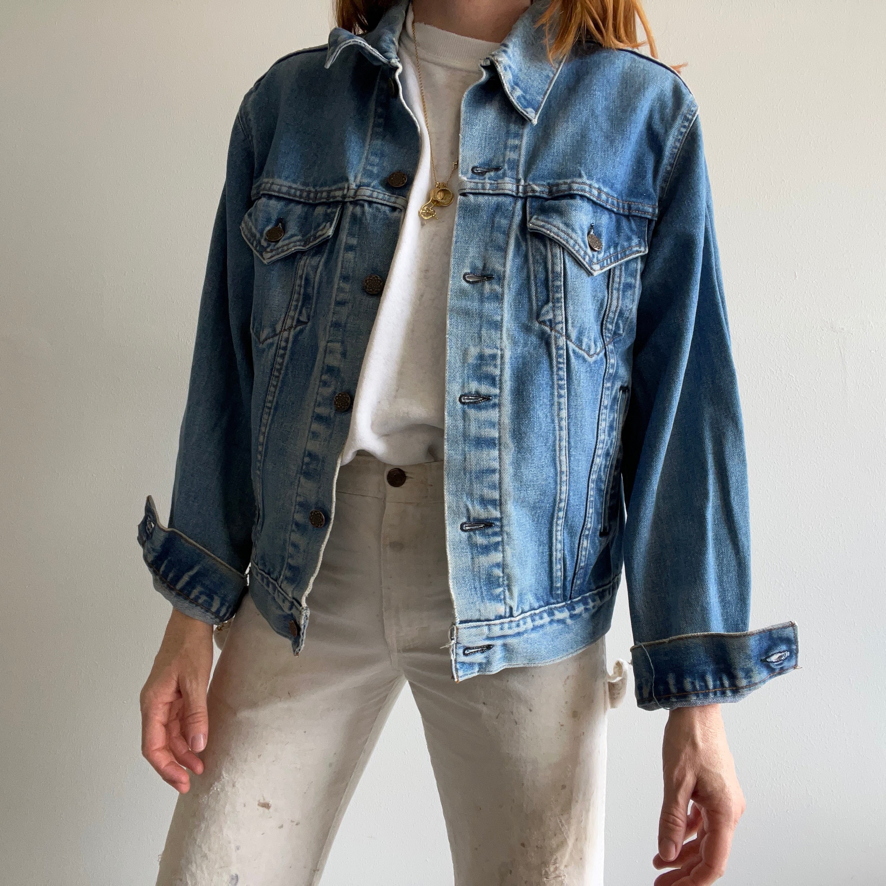 1970s Aqueduct Denim Jean Jacket by Sportswear