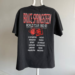 1992-3 Bruce Springsteen World Tour T-Shirt - Avant et arrière