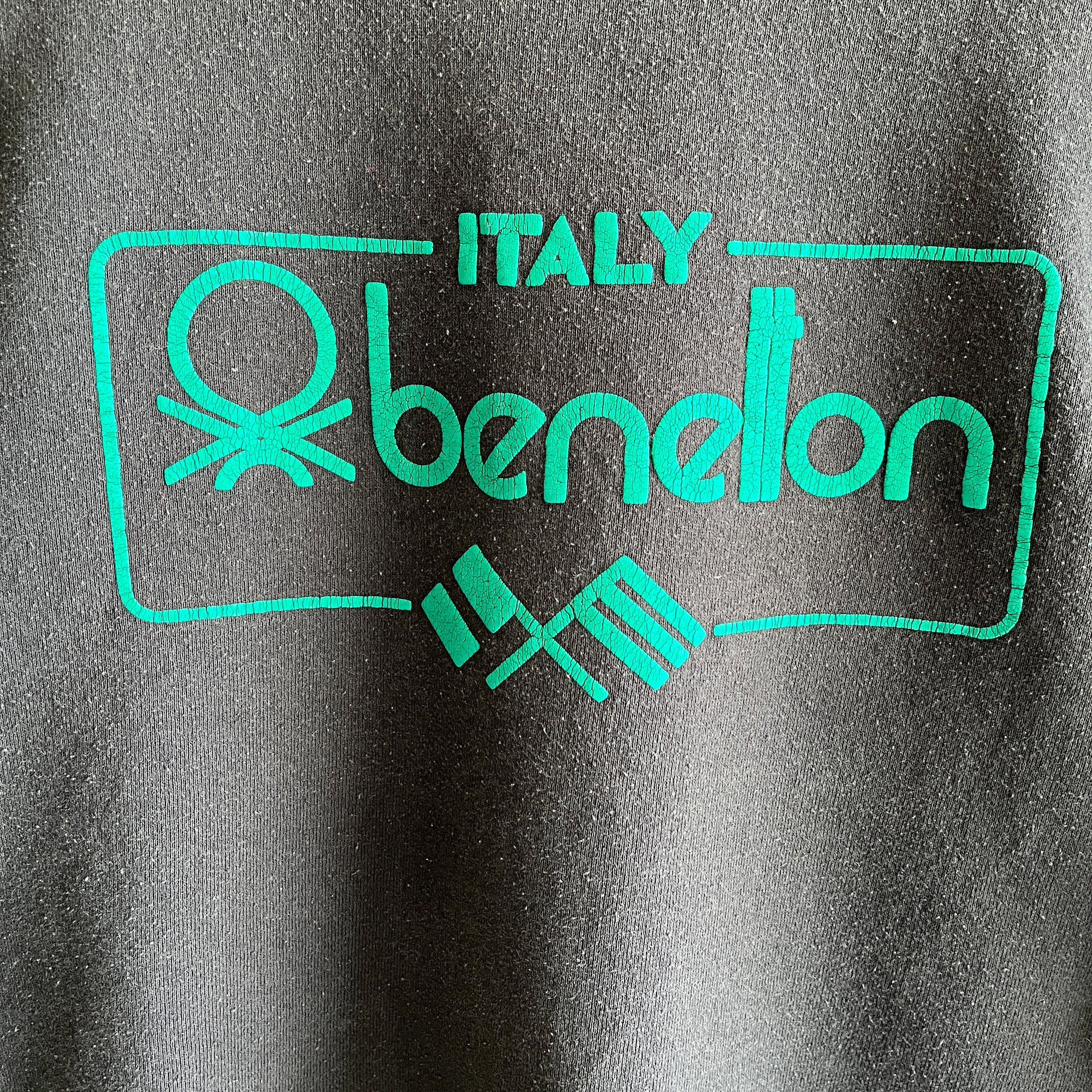 1980s Benetton Faded Sweatshirt by FOTL - A GEM!