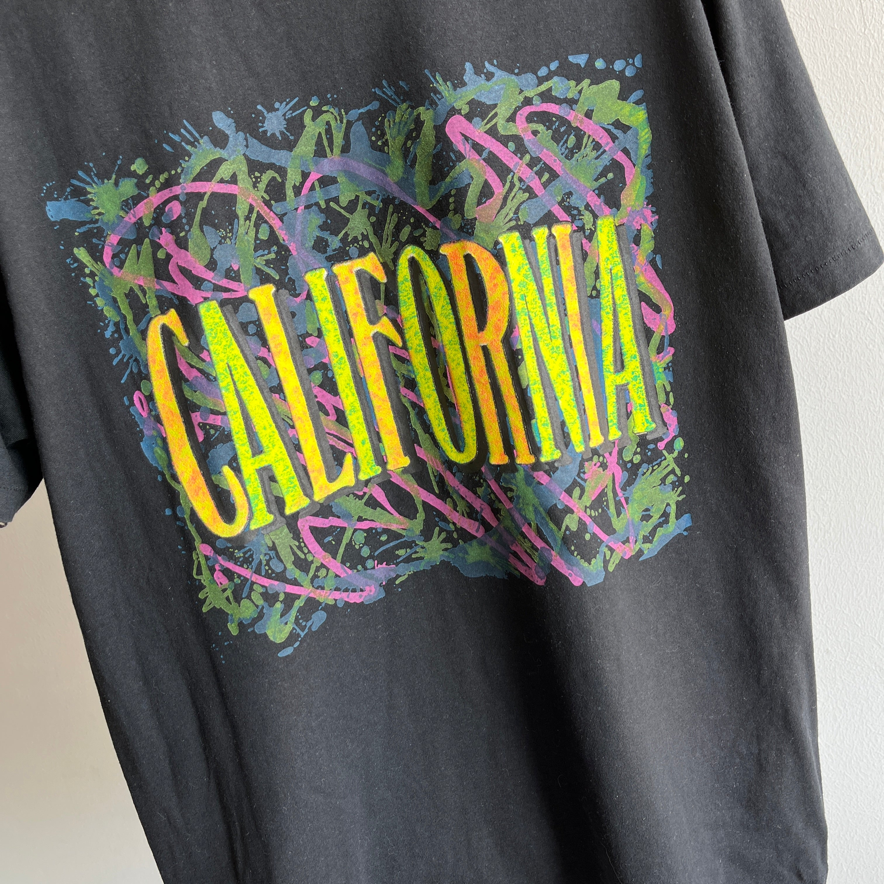 T-shirt touristique CALIFORNIE des années 1980 - à peine porté