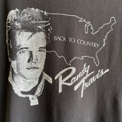 1980s Randy Travis Smaller Sized Music T-Shirt