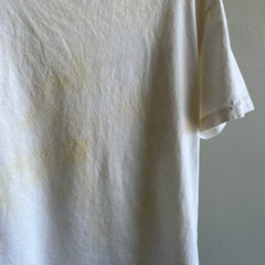 GG 1990s JC Penny Blank White/Ecru T-Shirt