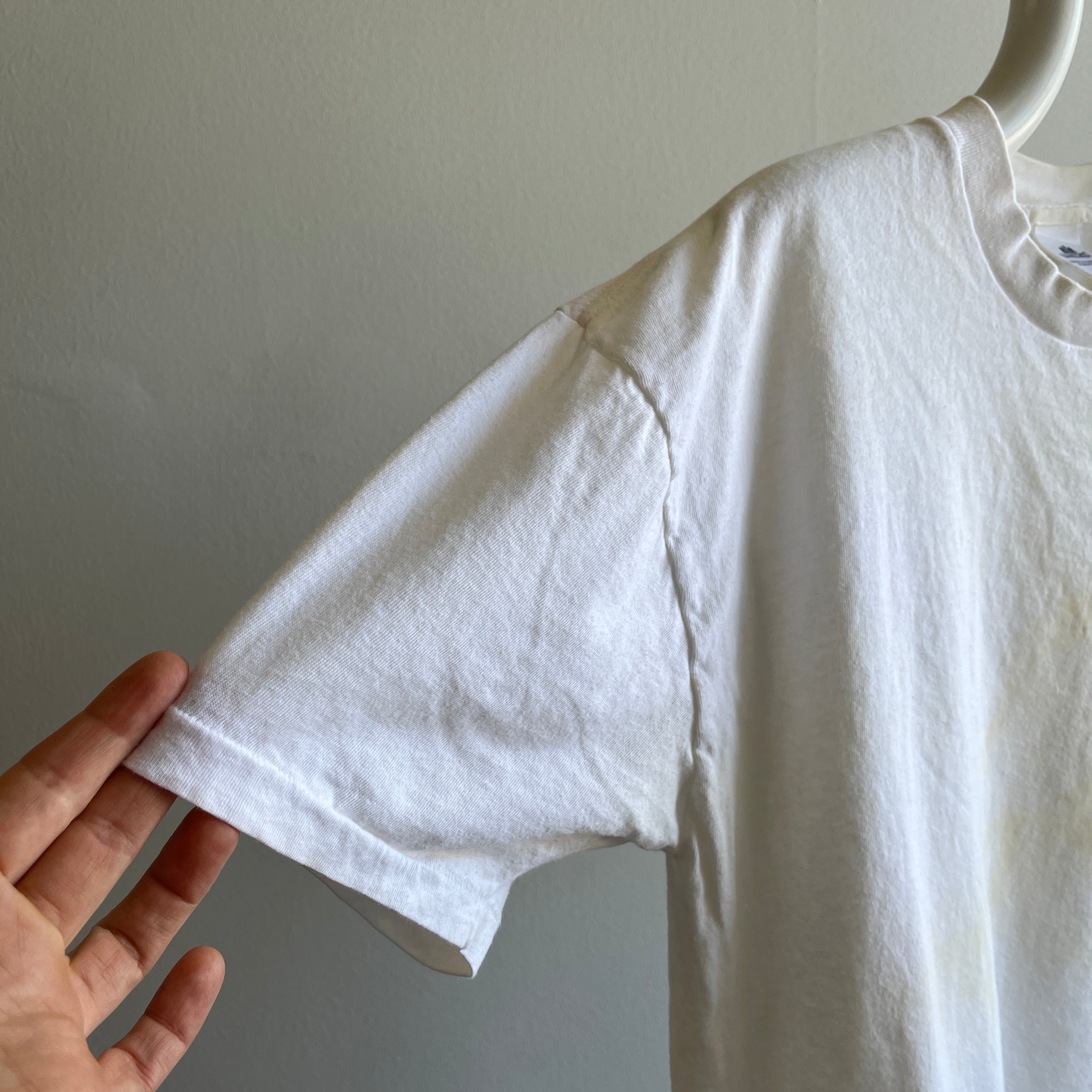 T-shirt blanc/écru GG 1990s JC Penny Blank
