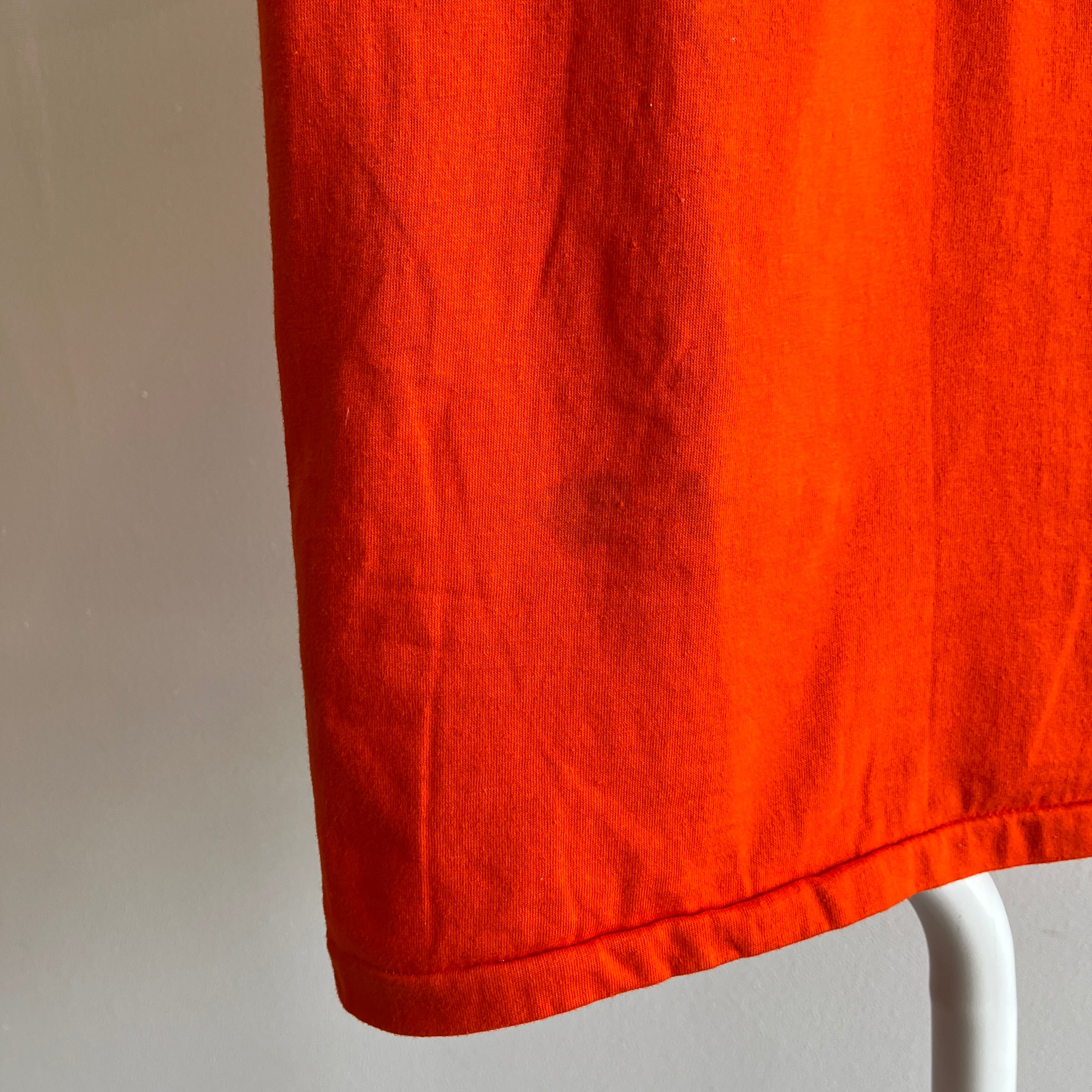 1970/80s Orange Crush T-Shirt by Velva Sheen - Stained