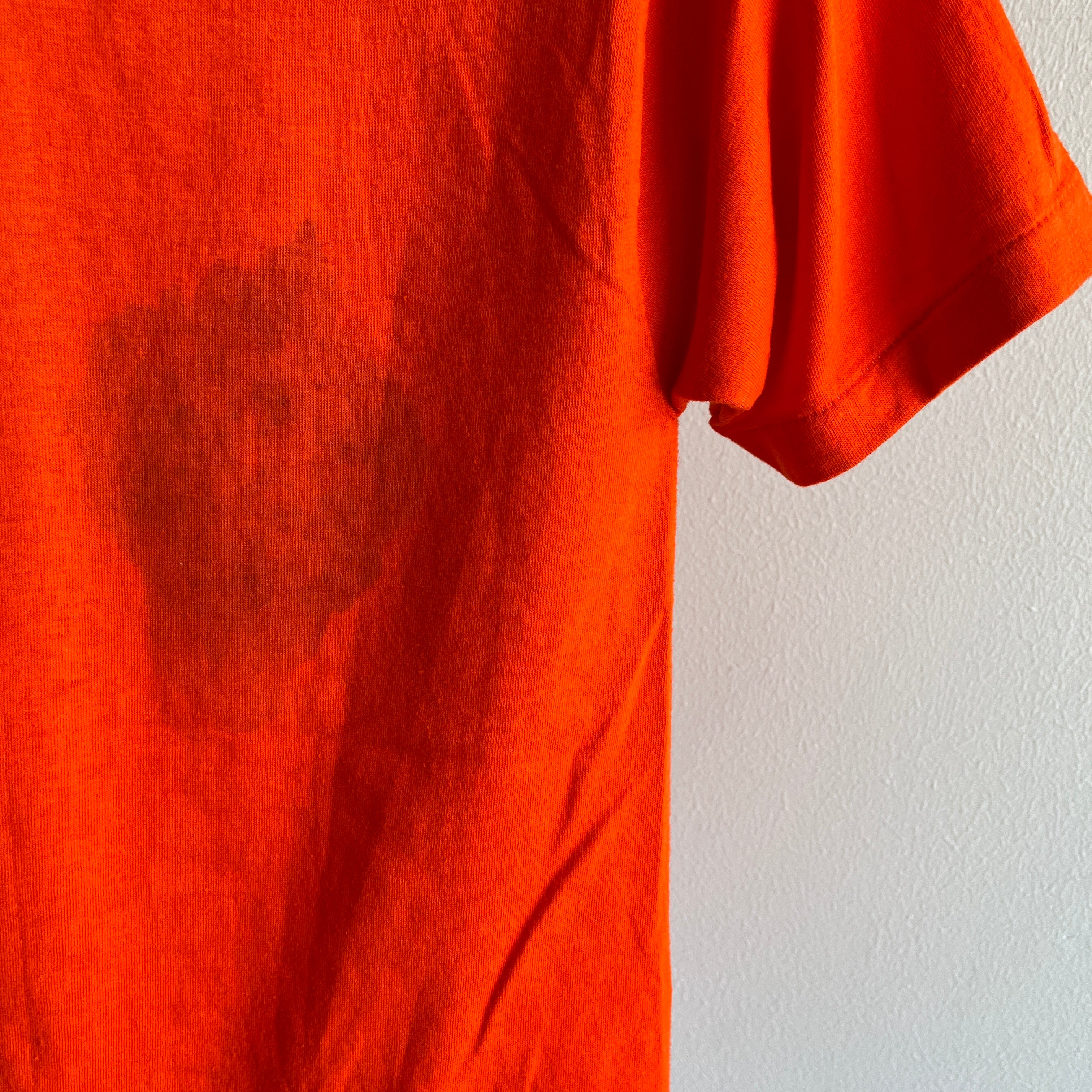 1970/80s Orange Crush T-Shirt by Velva Sheen - Stained