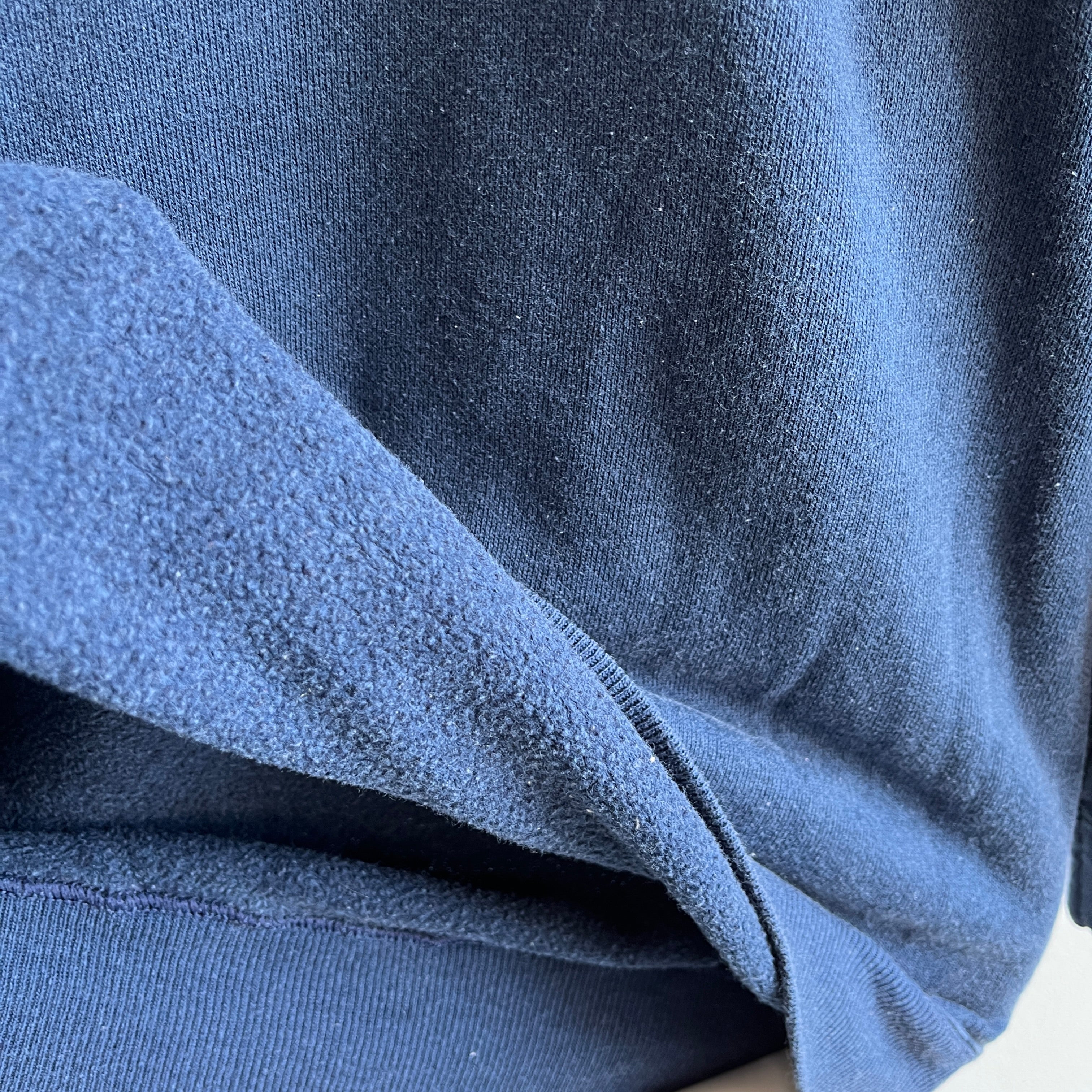 1990s Faded Navy Hanes Activewear USA Made Sweatshirt